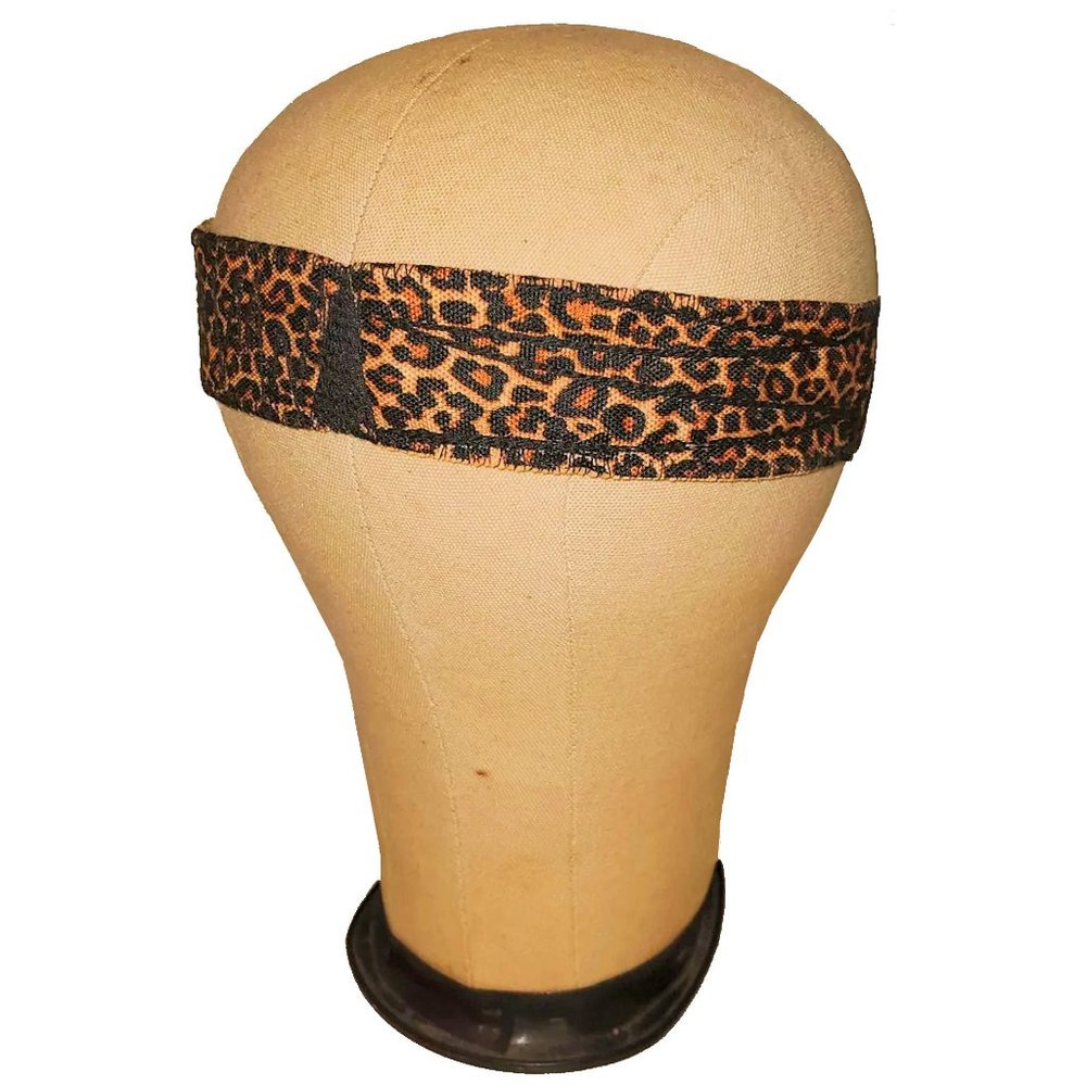 Yoga Hippie Headband Leopard Animal Print Gym Sweatband Moisture Wicking Trendy